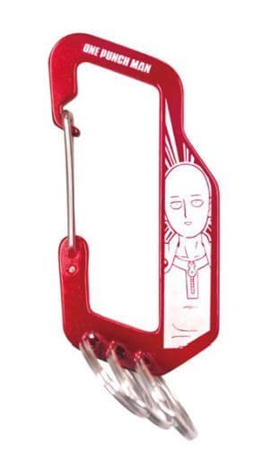 Saitama Ver. One Punch Man Carabiner Key Chain Key Chain [USED]