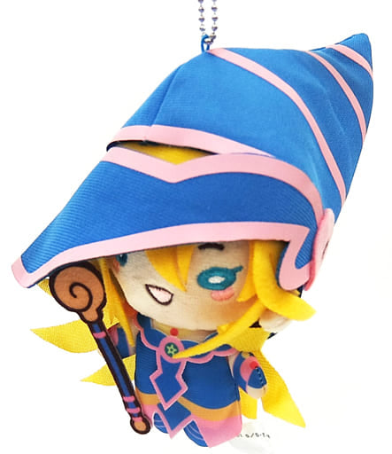 Dark Magician Girl Yu-Gi-Oh Series Nitotan Plush Toy with Ball Chain Jump Shop Limited Key Chain [USED]