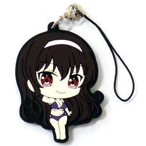 Utaha Kasumigaoka Swimsuit Saekano the Movie: Finale Rubber Charm LAWSON Limited Key Chain [USED]