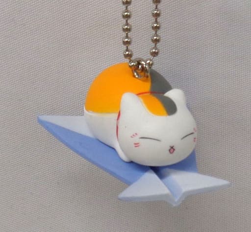 Nyanko-sensei Squid Plane Natsume's Book of Friends Nyanko-sensei Origami Mascot Key Chain [USED]