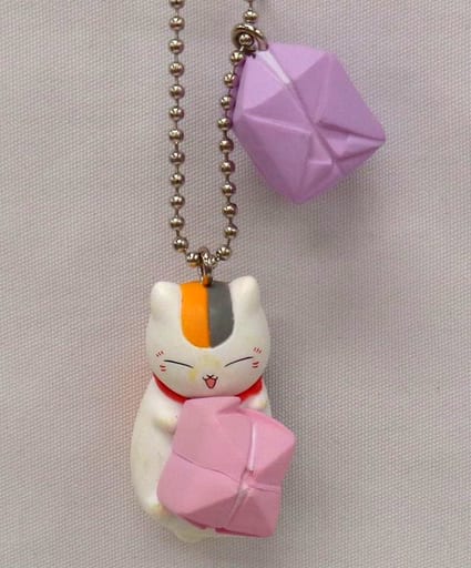 Nyanko-sensei Paper Balloon Natsume's Book of Friends Nyanko-sensei Origami Mascot Key Chain [USED]