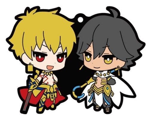 Archer / Gilgamesh Rider/Ozymandias Fate/Grand Order Buddycolle Rubber Mascot Key Ring [USED]