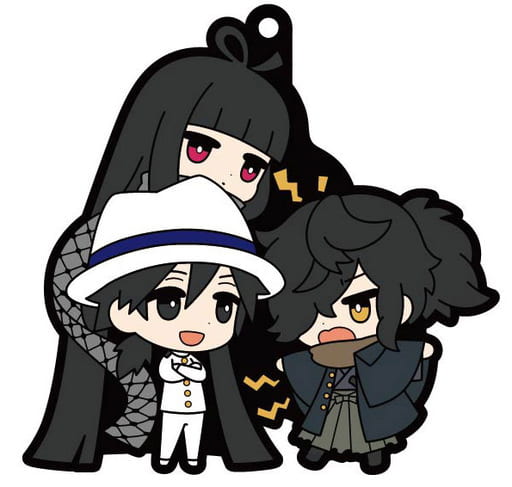 Rider/Ryoma Sakamoto Oryo Assassin / Izo Okada Fate/Grand Order Buddycolle Rubber Mascot Key Ring [USED]
