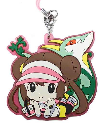 Rosa Serperior Pokemon Rubber Strap Collection Pokemon Trainers Pokemon Center Limited Key Chain [USED]