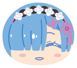 Rem Smile Re:ZERO -Starting Life in Another World- Omanjuu Niginigi Mascot Only Rem! Key Ring [USED]