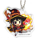 Megumin Karaage Kun Bakuretsu Mahou KonoSuba: God's Blessing on this Wonderful World! Legend of Crimson Acrylic Key Chain Lawson & Some Shops Limited Key Chain [USED]