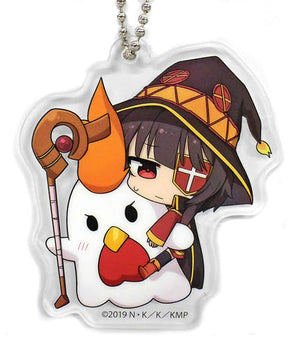 Megumin Karaage Kun Red KonoSuba: God's Blessing on this Wonderful World! Legend of Crimson Acrylic Key Chain Lawson & Some Shops Limited Key Chain [USED]