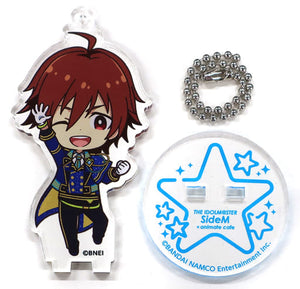 Toma Amagase THE IDOLM@STER SideM Trading Acrylic Stand Key Chain 5th Anniversary Ver. Group C animate cafe Limited Key Chain [USED]