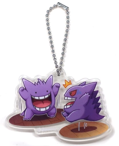 Ditto Gengar Pokemon Acrylic Charm Collection Gengar de Hiyari!? Pokemon Center Limited Charm [USED]
