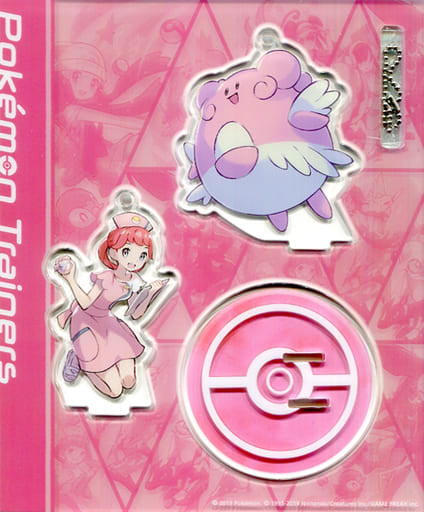 Pokemon Center Lady Blissey Pokemon Acrylic Stand Keychain Pokemon Trainers Pokemon Center Limited Key Chain [USED]