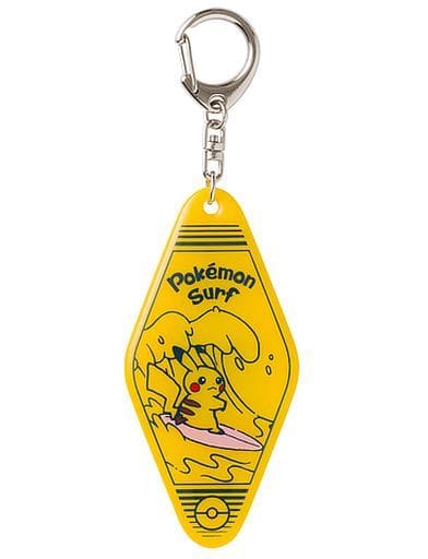 Pikachu Pokemon Keychain Pokemon Surf Pokemon Center Limited Key Chain [USED]