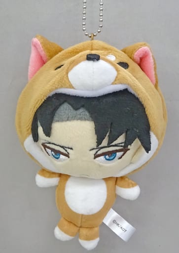 Levi Ackerman Attack on Titan Animarukko Plush Mascot Key Chain [USED]