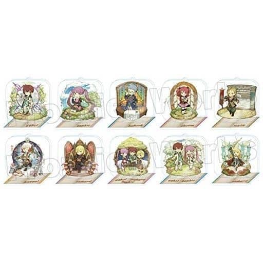 Asvel Land, etc. Tales of Graces f Character Chronicle Trading Acrylic Stand Key Chain All 10 Types Set Key Chain [USED]