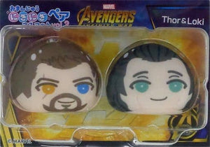 Thor Loki Avengers: Infinity War Omanjuu Niginigi Mascot Pair Vol.2 Ensky Shop Limited Key Ring [USED]