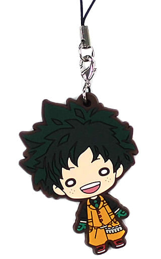 My Hero Academia Izuku Midoriya Nitotan Rubber Keychain HERO FES. Limited Hero Fes. Kuji Prize C Keychains [USED]