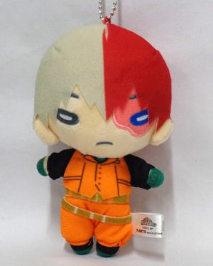 Shoto Todoroki Hero Fes Ver. My Hero Academia Nitotan Plush Toy with Ball Chain HERO FES. Limited Key Chain [USED]