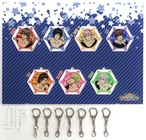 HEVENS Uta no Prince Sama Movie: Maji Love Kingdom Flower Series HEVENS Acrylic Key Chain Set Kinkurido Limited Advance Ticket Bundled with Original Acrylic Key Chain Set Key Chain [USED]