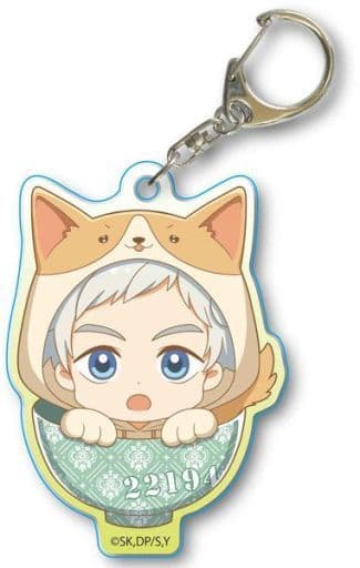 Norman Costume The Promised Neverland Wankomeshi Acrylic Key Chain Key Chain [USED]