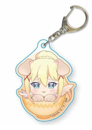 Darkness KonoSuba: God's Blessing on this Wonderful World! Legend of Crimson Wankomeshi Acrylic Key Chain Key Chain [USED]
