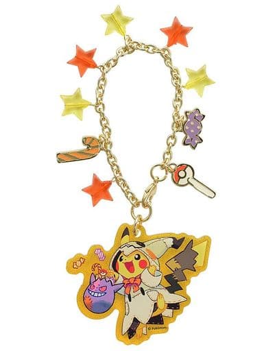 Pikachu Pokemon Acrylic Charms Halloween Festival! Pokemon Center Limited Charm [USED]