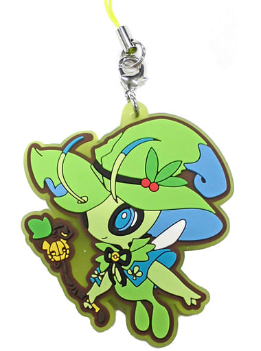 Celebi Pokemon Rubber Strap Collection Halloween Festival! Pokemon Center Limited Key Chain [USED]