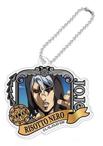 Risotto Nero JoJo's Bizarre Adventure: Golden Wind Decofla Acrylic Key Chain Vol.3 Passione Key Chain [USED]