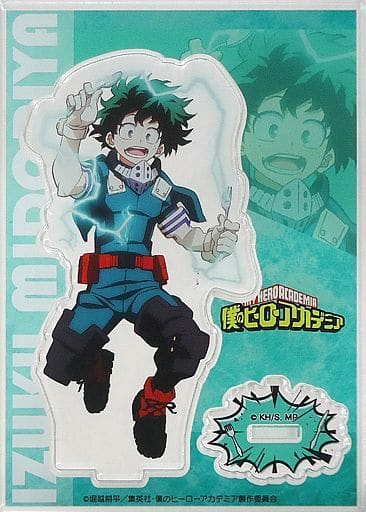 My Hero Academia Izuku Midoriya Acrylic Figure Stand Cafe in Animax Cafe+ Harajuku Limited Acrylic Stands [USED]
