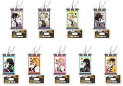 Shinobu Kocho, etc. Demon Slayer: Kimetsu no Yaiba Stand Mini Acrylic Key Chain Vol.2 All 9 Types Set Key Chain [USED]