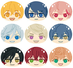 Sora Asahi, etc. Dankira!!! Boys, be DANCING! Omanjuu Niginigi Mascot 1 All 9 Types Set Key Ring [USED]