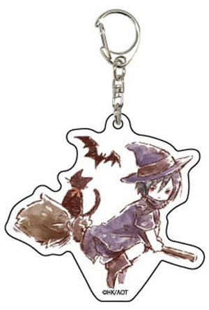 Mikasa Ackerman Attack on Titan Graph Art Design Blind Acrylic Key Chain Halloween Ver. 02 Key Chain [USED]