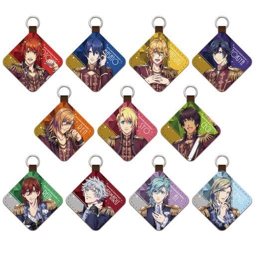 Ranmaru Kurosaki, etc. Uta no Prince Sama Movie: Maji Love Kingdom Leather Key Chain Collection SHINING Ver. All 11 Types Set Key Chain [USED]