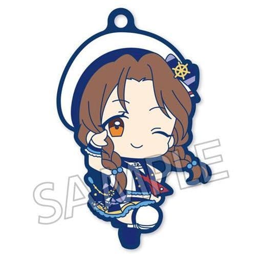 Mizuki Kawashima THE IDOLM@STER Cinderella Girls Eformed Kime!tto Rubber Strap Part 2 Key Ring [USED]