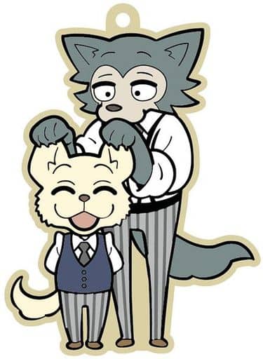 Legoshi Jack Beastars Buddycolle Rubber Mascot Key Ring [USED]
