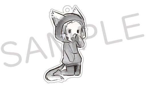 Ryunosuke Akutagawa Bungo Stray Dogs Retro Chikku Acrylic Key Chain Cat Riding Hood Ver. Key Chain [USED]
