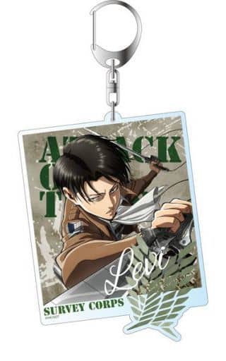 Levi Ackerman Attack Ver. Attack on Titan Deka Key Chain Key Chain [USED]