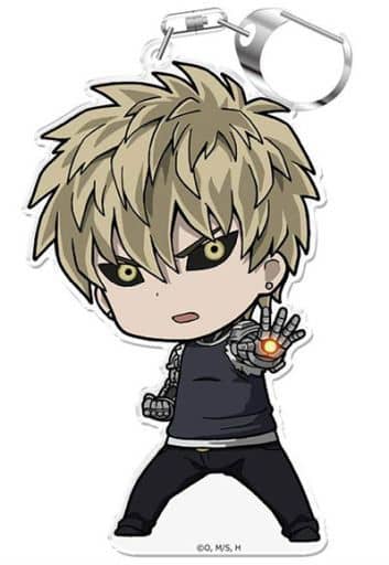 Genos One Punch Man Punicolle! Key Chain with Stand Key Chain [USED]
