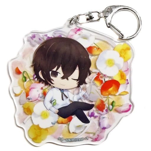 Osamu Dazai Bungo Stray Dogs Trading Acrylic Key Chains animate Girls Festival 2019 Limited Key Chain [USED]