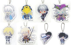 Caster/Anastasia, etc. Fate/Grand Order Webkuji Design produced by Sanrio Acrylic Key Chain Prize C All 8 Types Set Key Chain [USED]