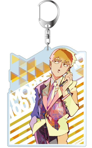 Arataka Reigen Mob Psycho 100 Season 2 Pale Tone Series Deka Keychain Key Chain [USED]
