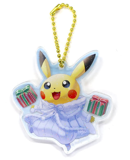Pikachu Pokemon Pokemon Frosty Christmas Acrylic Charm Collection Pokemon Center Limited Charm [USED]