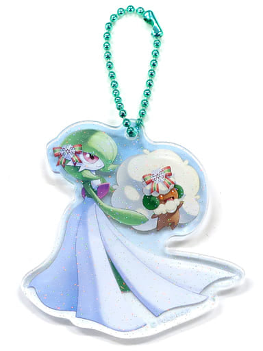Gardevoir Whimsicott Pokemon Pokemon Frosty Christmas Acrylic Charm Collection Pokemon Center Limited Charm [USED]