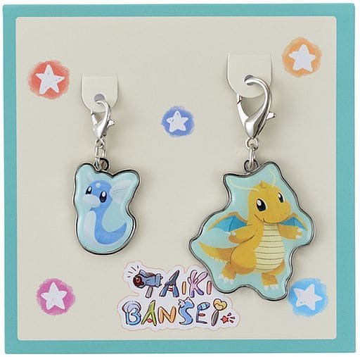 Dratini Dragonite Pokemon Charm Set Taiki-Bansei Pokemon Center Limited Set of 2 Charm [USED]