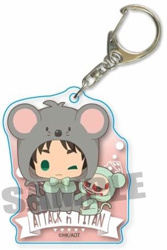 Ellen Yeager Costume Attack on Titan Season 3 Characchu! Acrylic Key Chain Key Chain [USED]