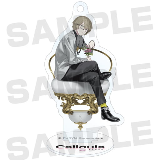 Kensuke Hibiki Caligula Trading Acrylic Stand Key Chain Going Home Club Key Chain [USED]