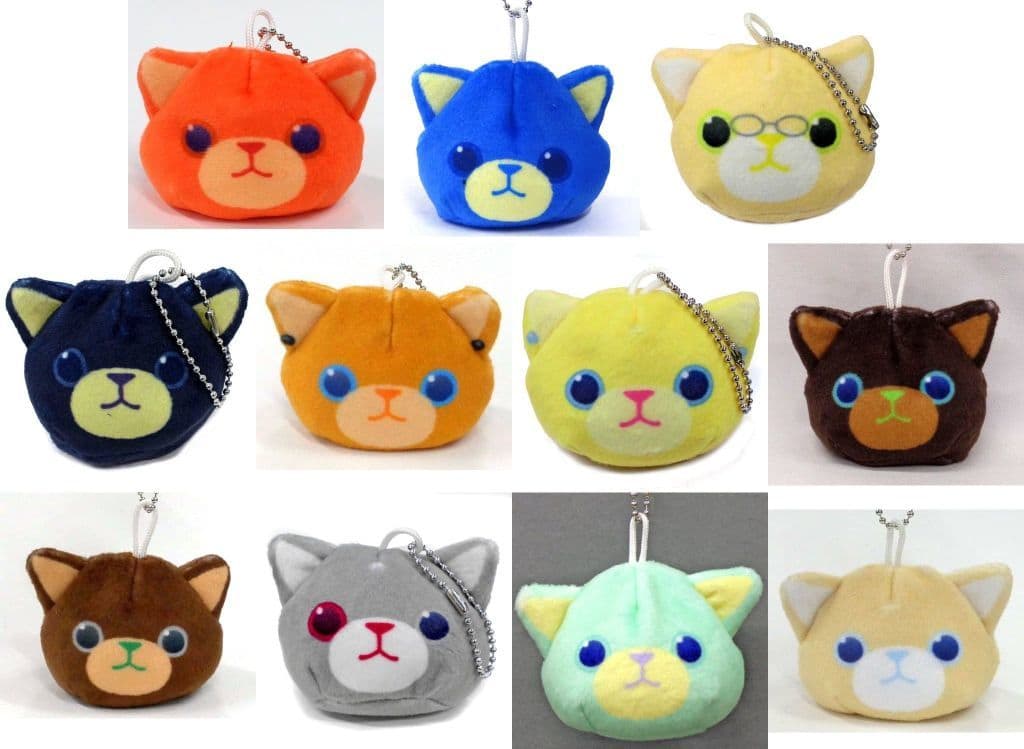 Otoya Ittoki, etc. Uta no Prince Sama Prince Cat Enjoy Picnic Trading Korokoro Mascot All 11 Types Set Key Chain [USED]