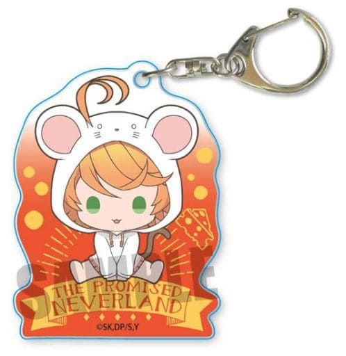 Emma Costume The Promised Neverland Characchu! Acrylic Key Chain Key Chain [USED]