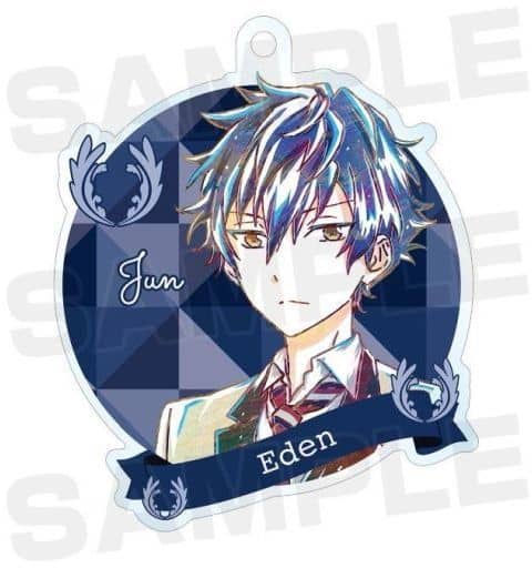 Jun Sazanami Ensemble Stars! Ani-Art Trading Acrylic Key Chains Ver.C Key Chain [USED]