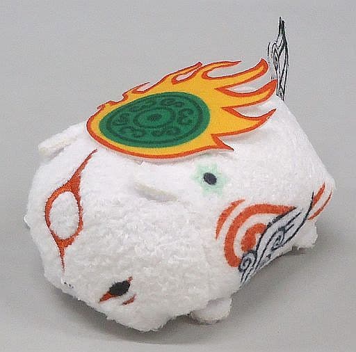 Amaterasu Okami Capkoron Mascot Plush Capcom Store Tokyo Limited Key Chain [USED]