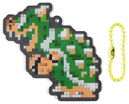 Bowser Super Mario 8BIT SCRAMBLE Pokemon Center SHIBUYA Acrylic Charm Collection Pokemon Center Shibuya & Nintendo Tokyo Limited Charm [USED]