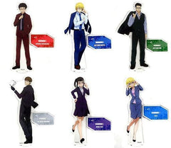 Fire Force Shinra Kusakabe & Others Waku Doki Kuji Big Acrylic Stand Prize B All 6 Types Set Acrylic Stands [USED]